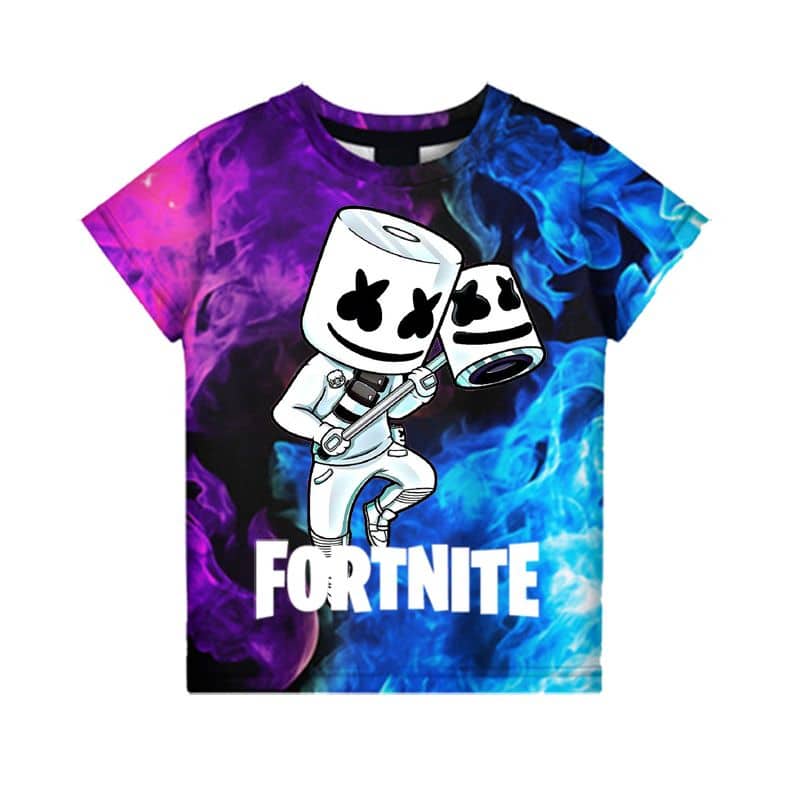 Unisex Fortnite T-shirts: Marshmellow